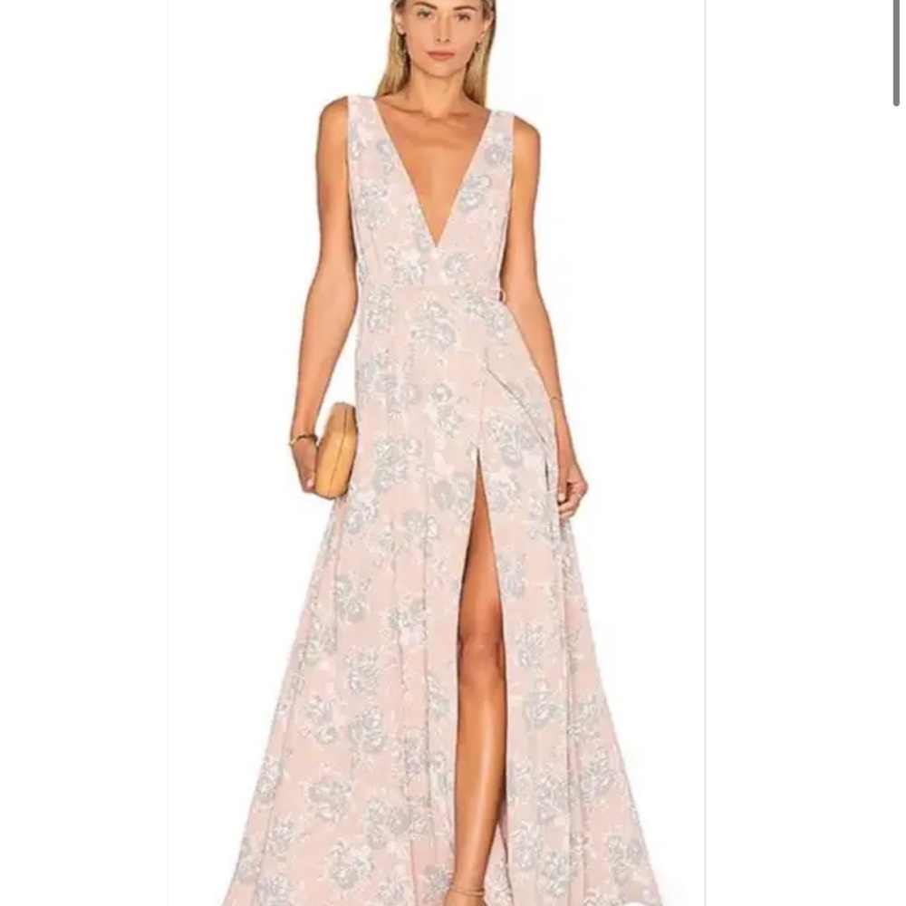Lovers and Friends Size 4 floral Gown